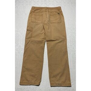 Columbia Mens 36x32 Tan Omni Shield Canvas Cargo Utility Hiking Pants Khaki